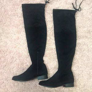 Thigh High Suede Boots